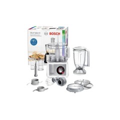 Bosch MultiTalent 8 MC812S814 Kitchen Machine 3.9L - Sleek Stainless Steel & White - Versatile, Powerful & Essential for Every H